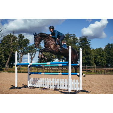 Bonnet anti-mouches Equestrian Stockholm Bleu monaco