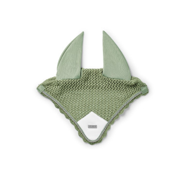 Bonnet anti-mouches Equestrian Stockholm Pistache blanc Vert