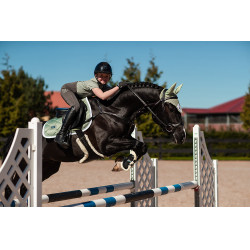 Antivliegen-oornetje Equestrian Stockholm Wit pistache Groen Antivliegen-oornetje Equestrian Stockholm Wit pistache Groen