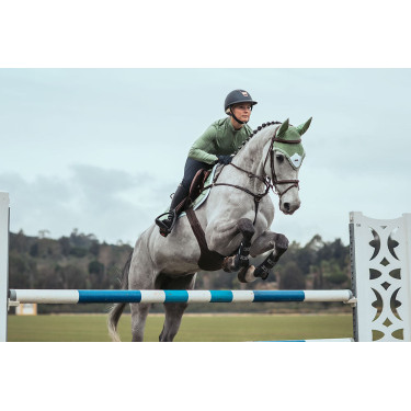 Antivliegen-oornetje Equestrian Stockholm Wit pistache Groen Antivliegen-oornetje Equestrian Stockholm Wit pistache Groen