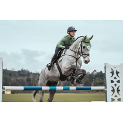 Bonnet anti-mouches Equestrian Stockholm Pistache blanc Vert