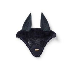 Bonnet anti-mouches Equestrian Stockholm Plaine marine or Bleu marine