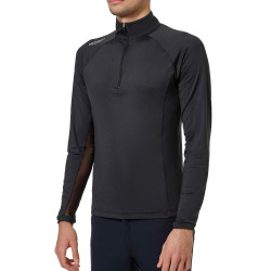 Base Layer Equestrian Stockholm Air Breeze Sunshirt heren Zwart