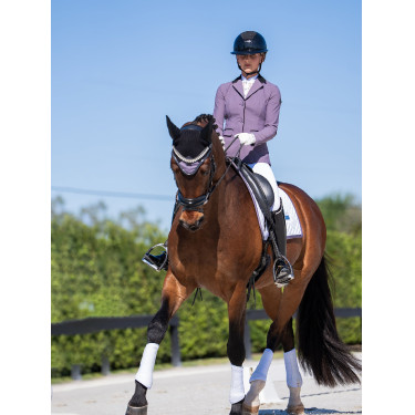 Anti-vliegensjabrak Equestrian Stockholm met geluiddemping Donkerpaars Violet