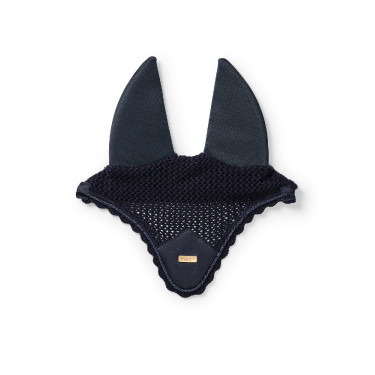 Bonnet anti-mouches Equestrian Stockholm anti-bruit Marine or Bleu