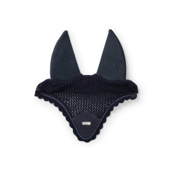 Anti-vliegensjabrak Equestrian Stockholm met geluiddemping Zilver marine Marineblauw