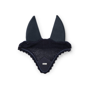 Anti-vliegensjabrak Equestrian Stockholm met geluiddemping Zilver marine Marineblauw