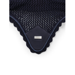 Anti-vliegensjabrak Equestrian Stockholm met geluiddemping Zilver marine Marineblauw