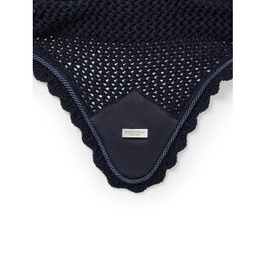 Anti-vliegensjabrak Equestrian Stockholm met geluiddemping Zilver marine Marineblauw