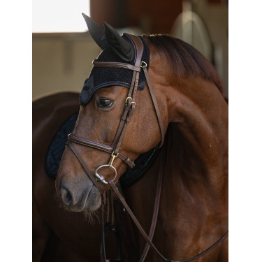 Moderne Equestrian Stockholm vliegenkap Zwart Moderne Equestrian Stockholm vliegenkap Zwart