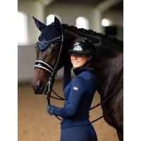 Moderne Equestrian Stockholm vliegenkap Lagune blush Blauw