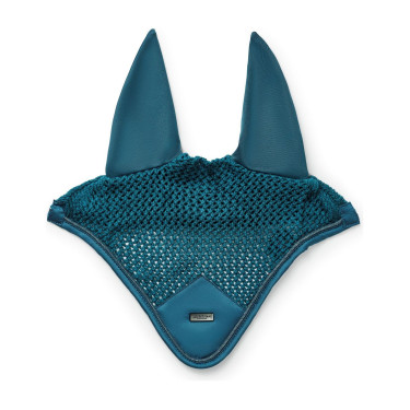 Bonnet anti-mouches Equestrian Stockholm modern Teal blue Bleu