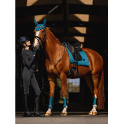 Moderne Equestrian Stockholm vliegenkap Teal blauw