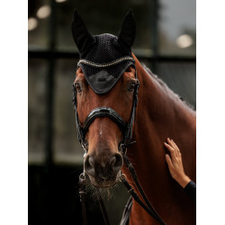 Vliegenmasker Equestrian Stockholm Performance Zwart Vliegenmasker Equestrian Stockholm Performance Zwart