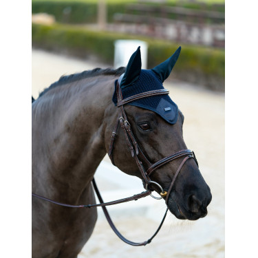 Vliegenmasker Equestrian Stockholm Performance Marine sportief Marineblauw