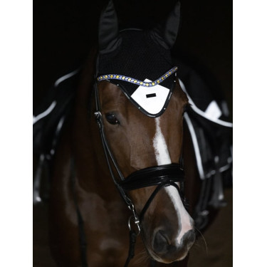 Bonnet anti-mouches Reflective Equestrian Stockholm lumineux Bonnet anti-mouches Reflective Equestrian Stockholm lumineux