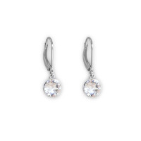 Boucles d'oreilles Equestrian Stockholm Cristal Timeless blanc glimmer