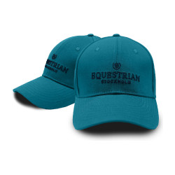Casquette Equestrian Stockholm Teal blue Bleu