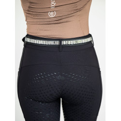 Ceinture Equestrian Stockholm fine Noir edition