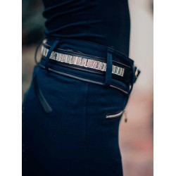 Ceinture Equestrian Stockholm fine Noir edition