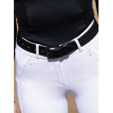Ceinture tressée Equestrian Stockholm Daily Noir edition