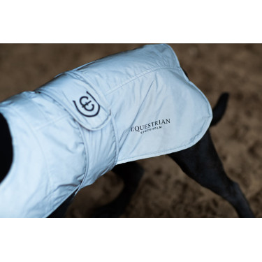 Couverture pour chien Equestrian Stockholm Reflective Noir lumineux Couverture pour chien Equestrian Stockholm Reflective Noir lumineux