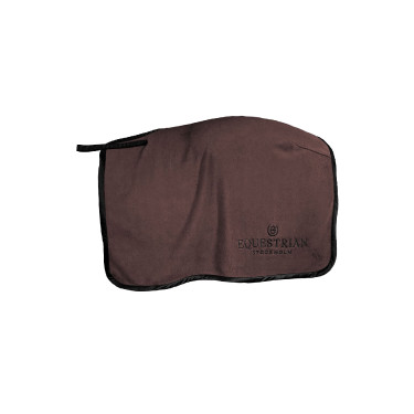 Vierkante fleece-zadeldekje Equestrian Stockholm Moderne mokka Vierkante fleece-zadeldekje Equestrian Stockholm Moderne mokka
