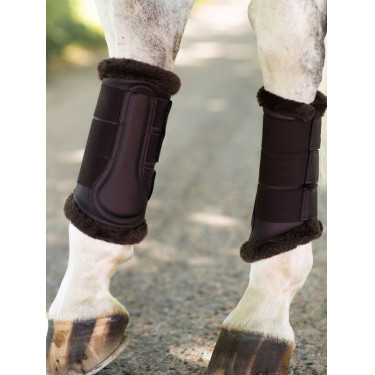 Dressuurbeschermers Equestrian Stockholm Maanloze nacht Bruin