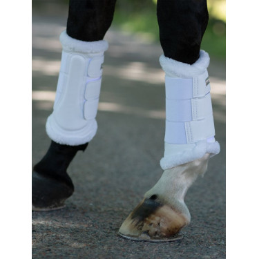 Guêtres de dressage Equestrian Stockholm Blanc argenté