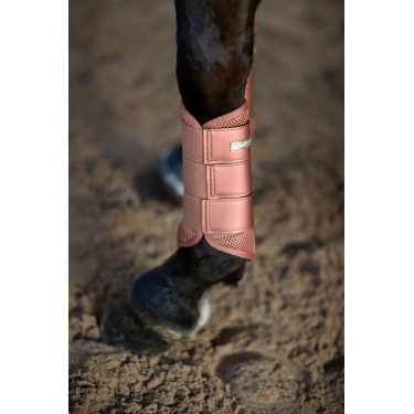 Guêtres de dressage Equestrian Stockholm mesh Coral Rose