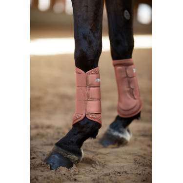 Guêtres de dressage Equestrian Stockholm mesh Coral Rose