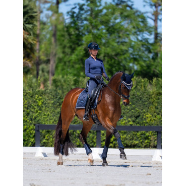 Equestrian Stockholm dressuurbeschermers van mesh Middernachtblauw Marineblauw Equestrian Stockholm dressuurbeschermers van mesh Middernachtblauw Marineblauw