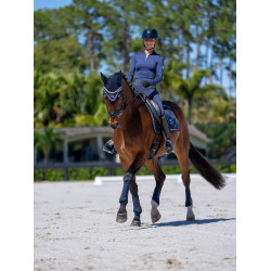 Equestrian Stockholm dressuurbeschermers van mesh Middernachtblauw Marineblauw Equestrian Stockholm dressuurbeschermers van mesh Middernachtblauw Marineblauw