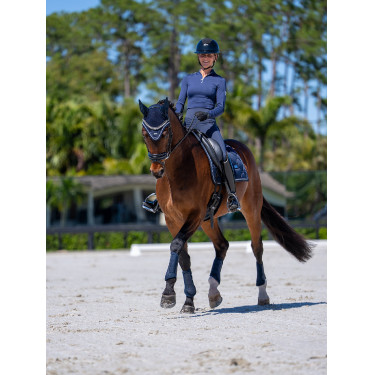 Guêtres de dressage Equestrian Stockholm mesh Midnight blue Bleu marine Guêtres de dressage Equestrian Stockholm mesh Midnight blue Bleu marine