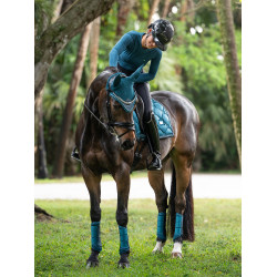 Guêtres de dressage Equestrian Stockholm mesh Teal blue Bleu Guêtres de dressage Equestrian Stockholm mesh Teal blue Bleu