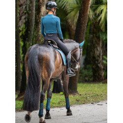 Equestrian Stockholm dressuurbeschermers van mesh Teal blauw Equestrian Stockholm dressuurbeschermers van mesh Teal blauw