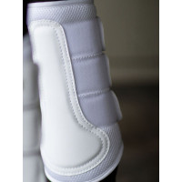 Guêtres de dressage Equestrian Stockholm mesh Blanc rose gold