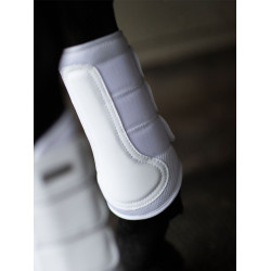 Guêtres de dressage Equestrian Stockholm mesh Blanc argenté