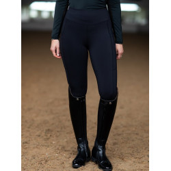 Legging d'équitation Equestrian Stockholm Movement femme Tout noir Legging d'équitation Equestrian Stockholm Movement femme Tout noir
