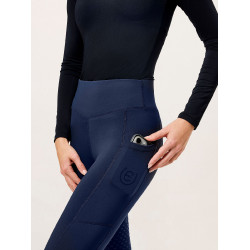 Legging d'équitation Equestrian Stockholm Movement femme Tout marine Bleu marine