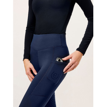 Legging d'équitation Equestrian Stockholm Movement femme Tout marine Bleu marine