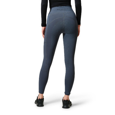 Legging d'équitation Equestrian Stockholm Movement femme Gris Legging d'équitation Equestrian Stockholm Movement femme Gris