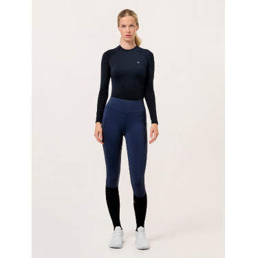 Legging d'équitation Equestrian Stockholm Movement femme Marine Bleu marine