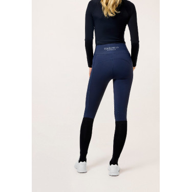 Legging d'équitation Equestrian Stockholm Movement femme Marine Bleu marine