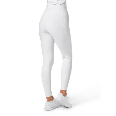 Legging d'équitation Equestrian Stockholm Movement femme Blanc