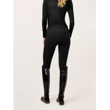 Legging d'équitation Equestrian Stockholm Premium femme Noir
