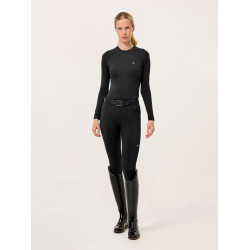 Dames paardrijlegging Equestrian Stockholm Premium Zwart