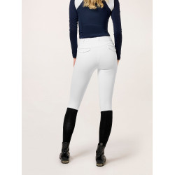 Legging d'équitation Equestrian Stockholm Premium femme Blanc