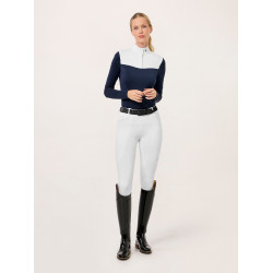 Legging d'équitation Equestrian Stockholm Premium femme Blanc