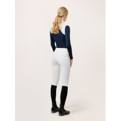 Legging d'équitation Equestrian Stockholm Premium femme Blanc